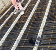 Pose des ferrailles