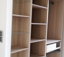 Dressing chambre parental terminé