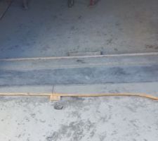 Les seuils de baie vitrée et de garage.