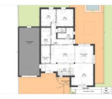 Plan de maison fait sur site KOZIKAZA