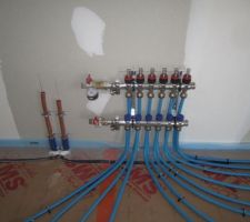 Chauffage au sol, nourrice