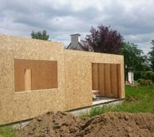 Ossature de notre maison bois