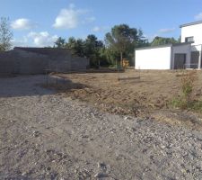 Terrain apr&egrave;s terrassement