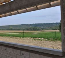 4m par 1,35m belle vue sur les vignes...