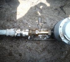 Réparation du compteur d'eau