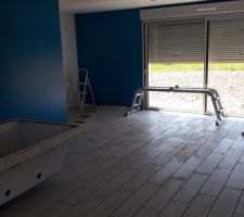 Suite du carrelage