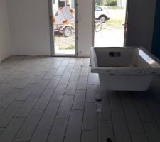 Suite du carrelage