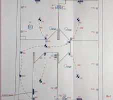 Plan électrique 1er étage