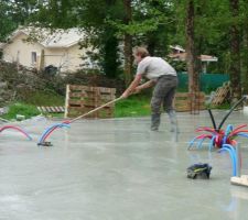 Répartition du béton