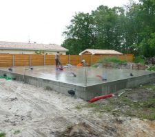 Répartition du béton