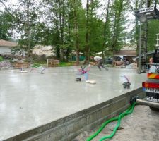 Répartition du béton