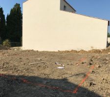 Implantation de la maison pour d&eacute;marrage