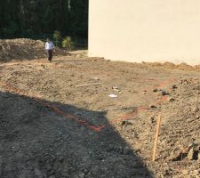 Implantation de la maison pour d&eacute;marrage