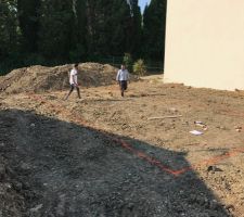 Implantation de la maison pour d&eacute;marrage