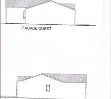 Vues façades ouest et est