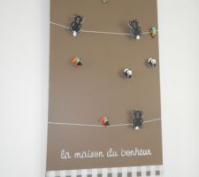 Tableau photos aimanté DIY