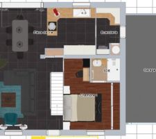 Rez de chaussée - Plan fait avec Home by me