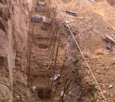 Ferraillage des fondations de mur de soutènement ...