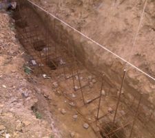Ferraillage des fondations de mur de soutènement ...