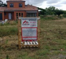 L'affichage du permis sur le terrain