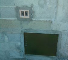 Acces vide sanitaire "habillé" également