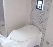 Toilette lavant-séchant