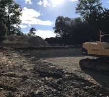Fin du terrassement