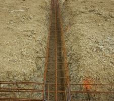 Ferraillage en attente