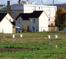 Les terrains sur lesquels seront construites 19 maisons.
