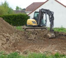 Début des travaux de terrassement