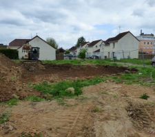 Début des travaux de terrassement
