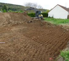 Début des travaux de terrassement