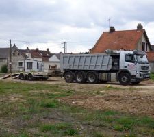 Début des travaux de terrassement