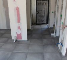 Carrelage au RdC 60x60