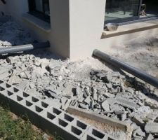 Pr&eacute;paration terrasse - a&eacute;ration du VS