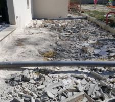 Pr&eacute;paration terrasse - a&eacute;ration du VS