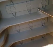 Pose de la hotte aspirante - pr&eacute;paration du support