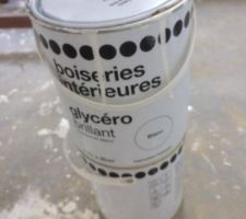 Peinture porte en bois blanche