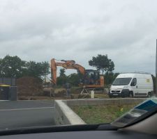 Les travaux commence !!! hihi