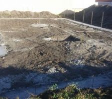 Avancement des travaux pour les fondations