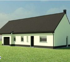 Vue 3D avec carport