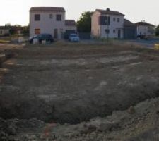 Fin du terrassement