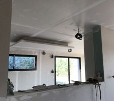 Autre vue du plafond cuisine