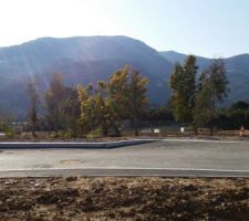 1&egrave;re visite du terrain