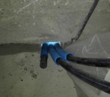 Passage du PEHD de 32 eau glycolée