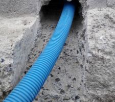 Passage du PEHD de 32 eau glycolée