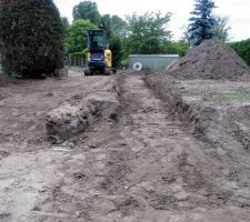 Remise a niveau du terrain soit 600 m2 a faire