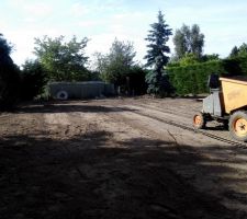 Mise a niveau du terrain