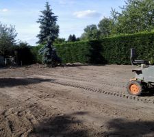 Mise a niveau du terrain