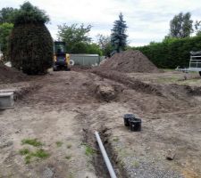 Remise a niveau du terrain soit 600 m2 a faire